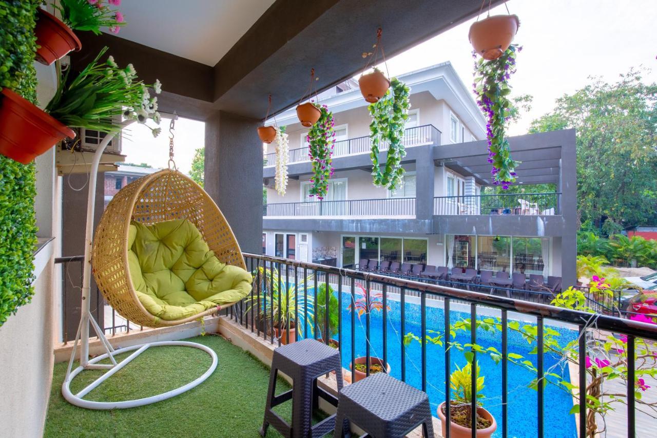 4Bhk Stunning Apartment With Pool 2Bhkx2 Old Goa Luaran gambar